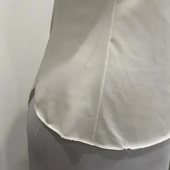 Vintage Romantic OLGA Petite Ivory Satin Lace Camisole Bustier Slip Chemise S - Picture 6 of 7